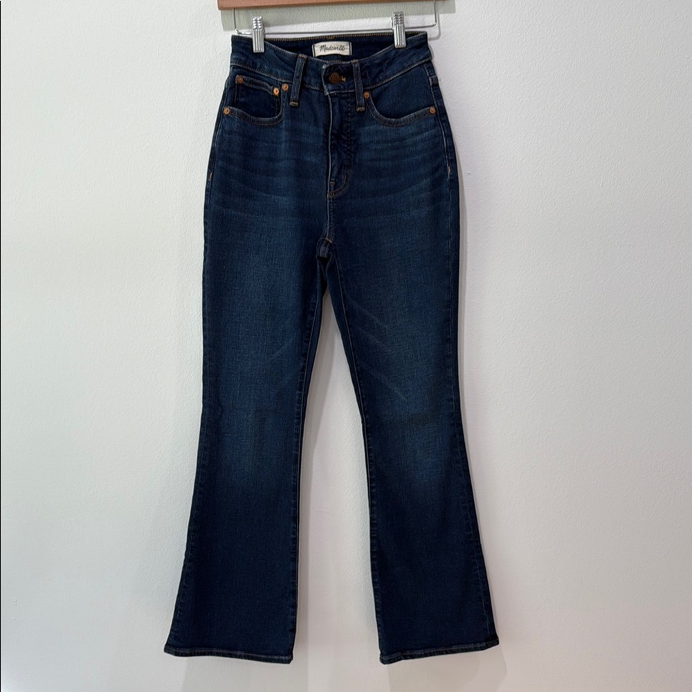 Madewell curvy skinny flare Dark Blue Women's Jeans